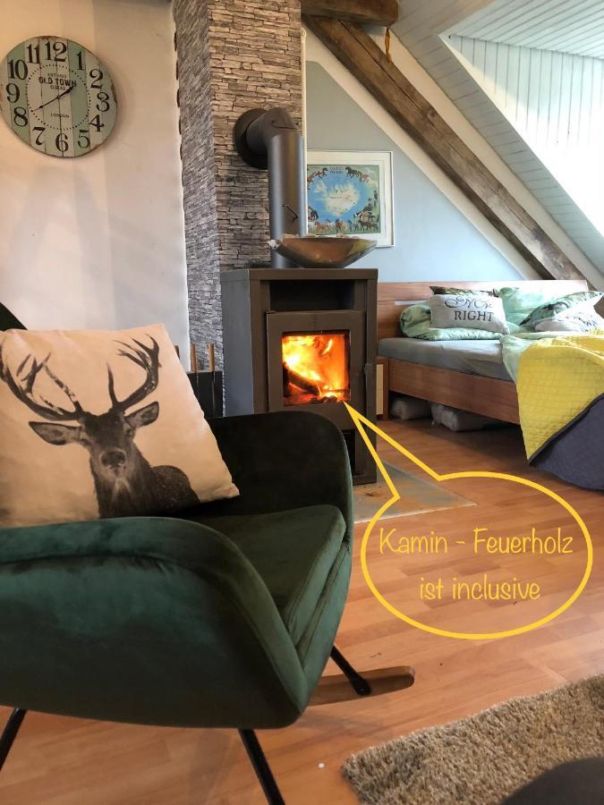 Hof Vierzehnender: Eifel Studio mit Dachterrasse und Kamin Monschau Exterior photo
