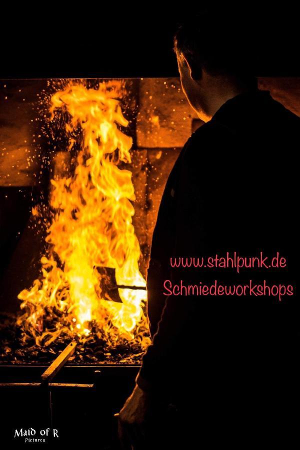Hof Vierzehnender: Eifel Studio mit Dachterrasse und Kamin Monschau Exterior photo